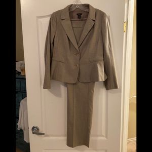 Ann Taylor Beige Petite Pantsuit